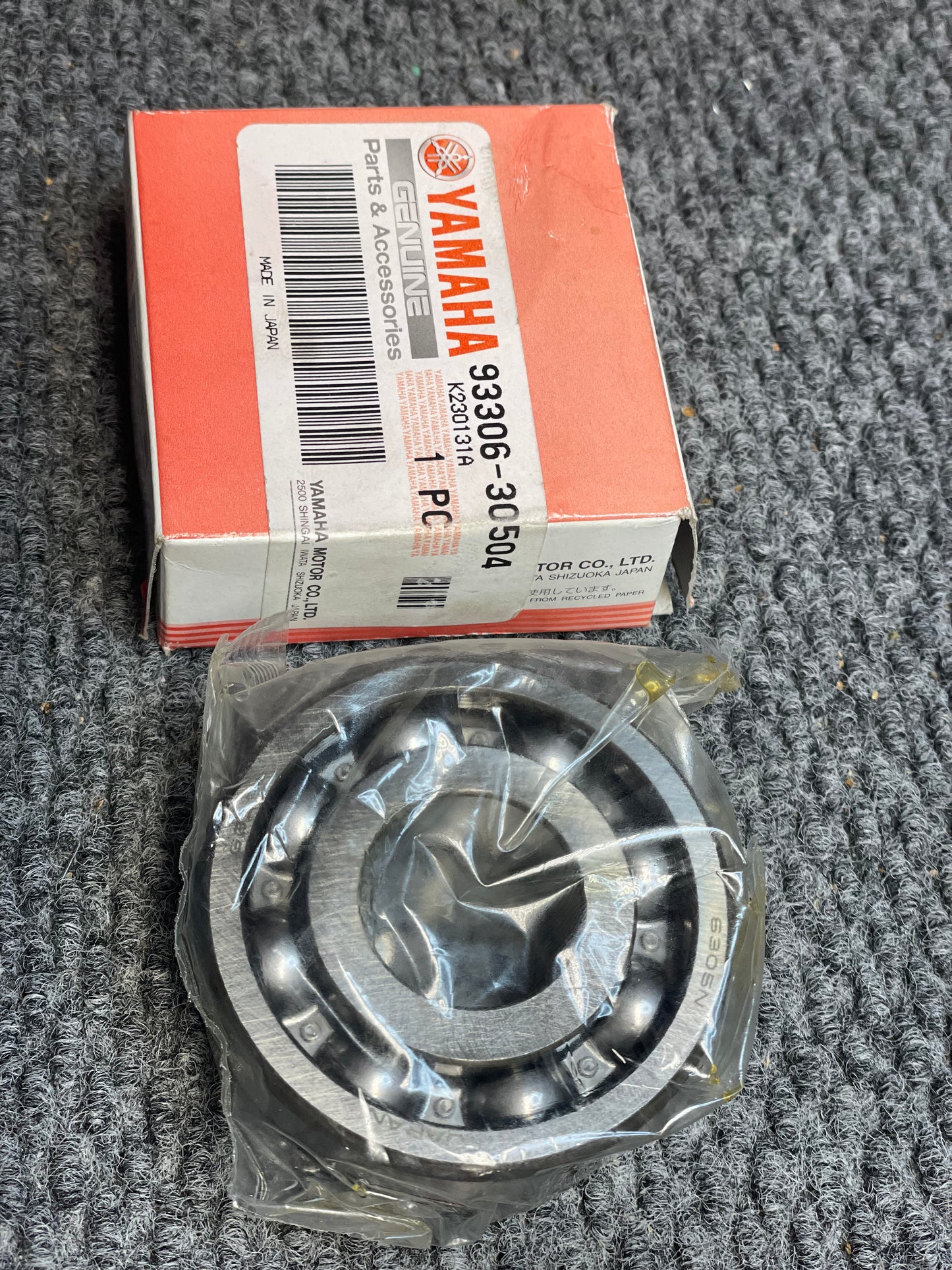 BEARING YAMAHA OEM | 93306-30504-00