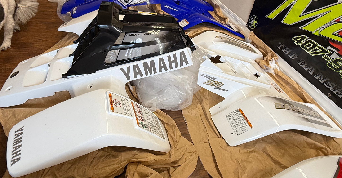 2001 OEM Yamaha Full plastic Fenders