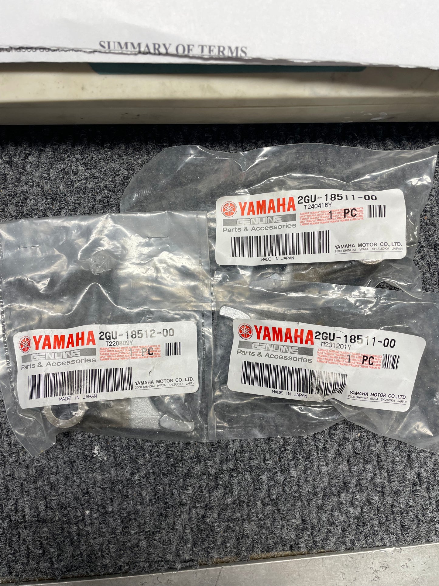 YAMAHA OEM SHIFT FORK |set