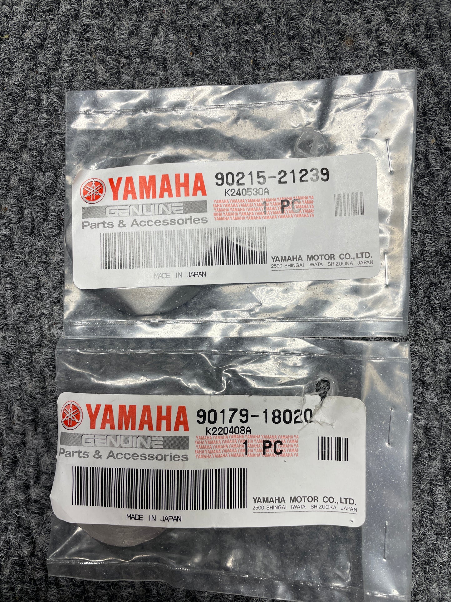 Yamaha banshee Sprocket lock nut with washer set