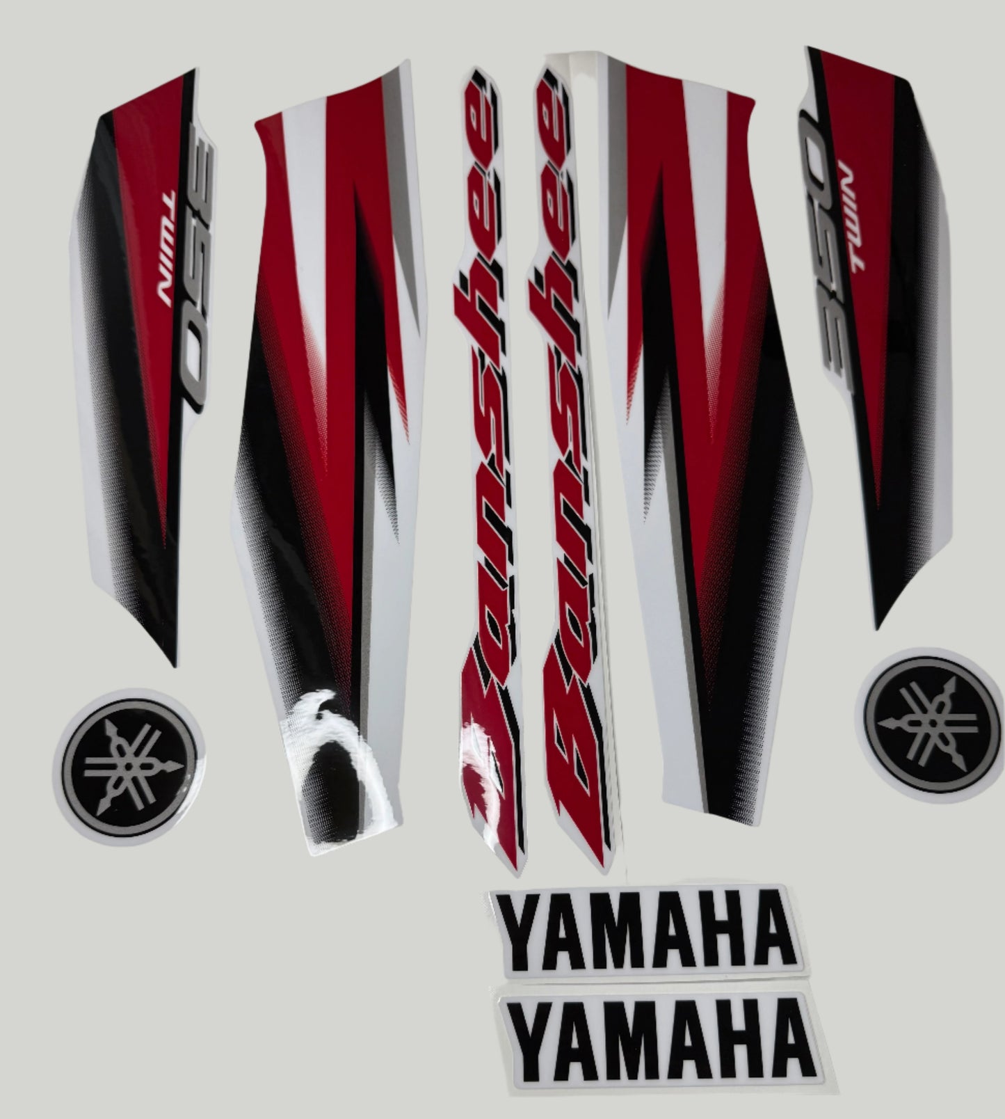 CHERRY RED 2005 Yamaha Banshee Full graphic kit. High-quality material class A.