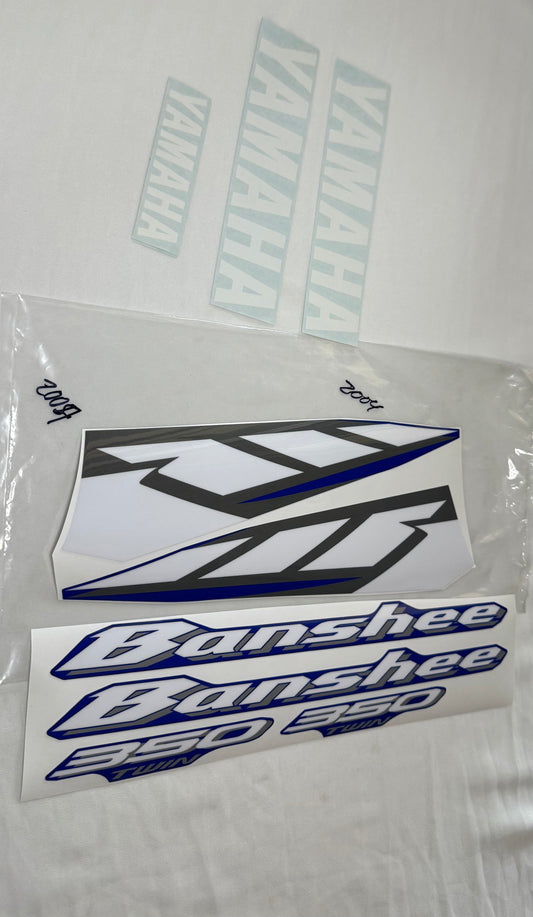 BLUE 2004 Yamaha Banshee Full graphic kit. High-quality material class A.